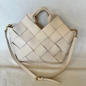 Iacucci Basket Weave Leather Bag